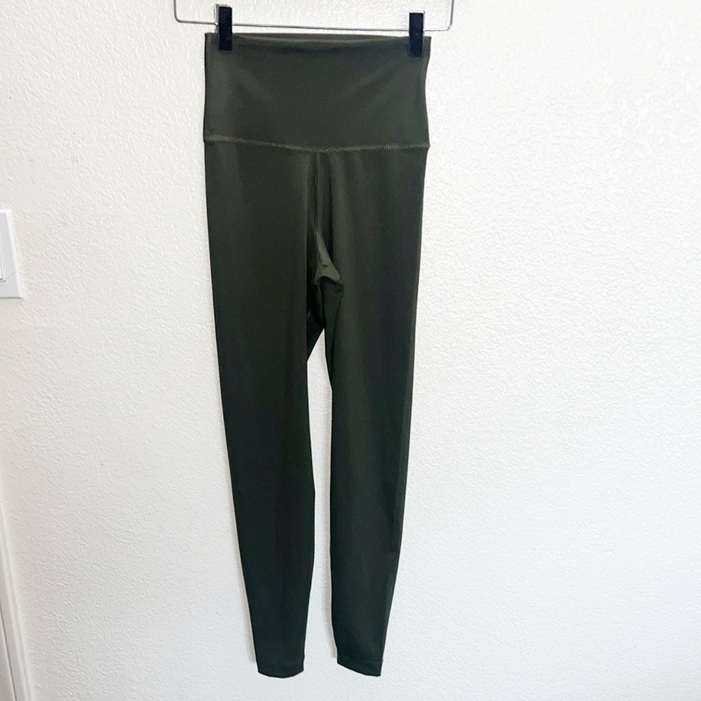 Nike Dri-Fit Full Length Olive Green High-Waisted Leggings